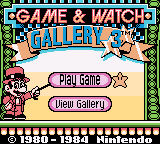 Game & Watch Gallery 3 (USA, Europe) (SGB Enhanced) (GB Compatible)